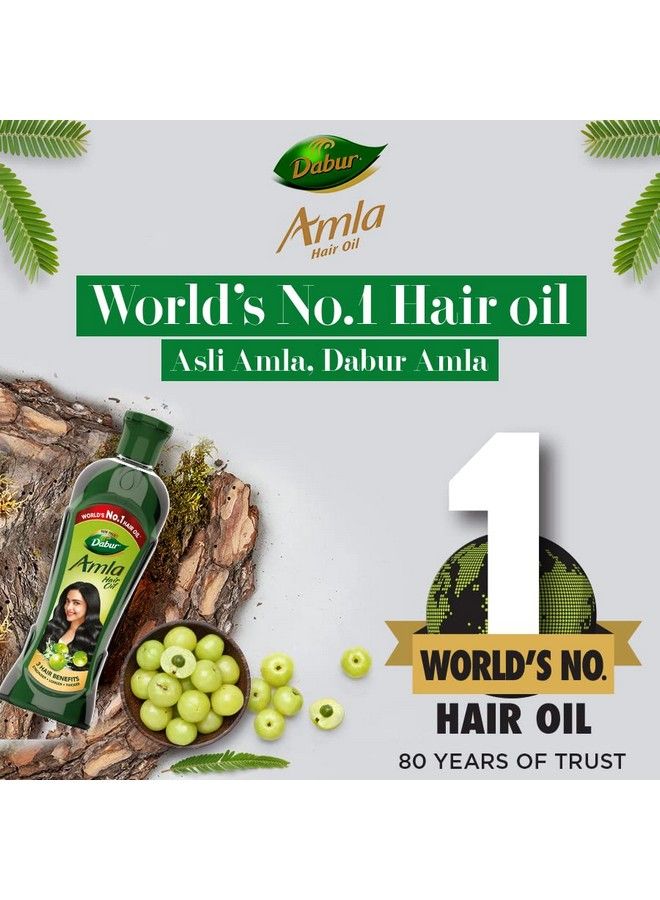 Amla Hair Oil 550 Ml (Pack Of 3) ; Stronger Longer And Thicker Hair