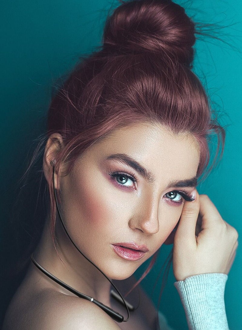 Wireless Headphones Bluetooth V5.0 IPX5 Waterproof Magnetic Neckband Sport Earphones with Mic