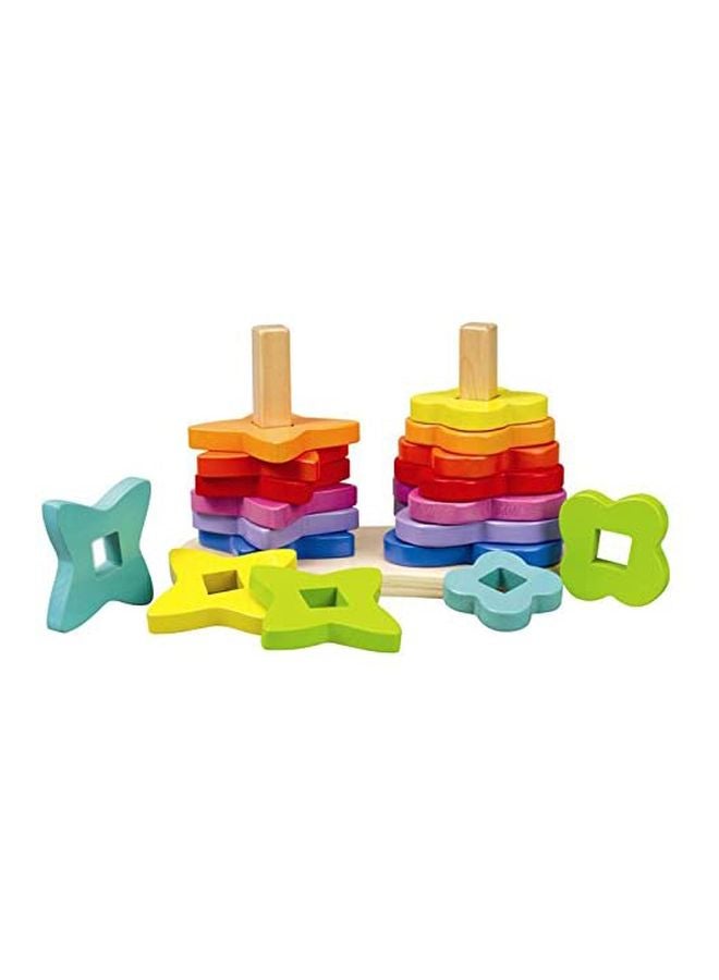 Double Rainbow Stacker Playset