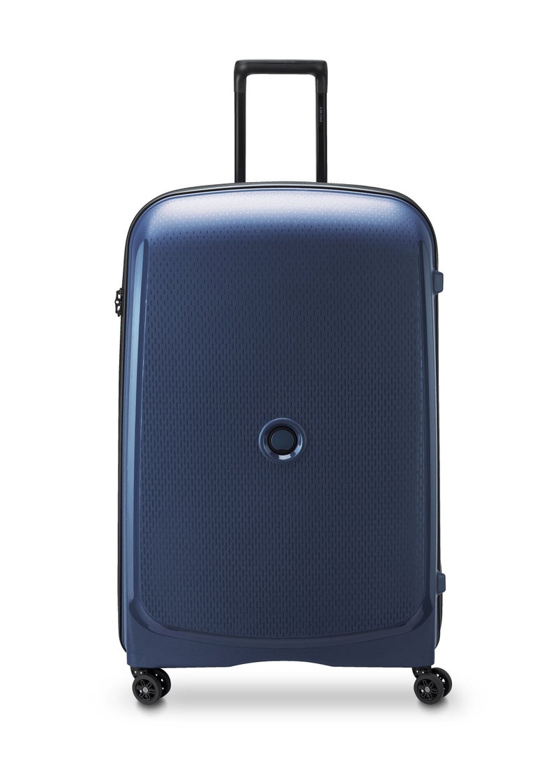 Delsey Belmont+ 83cm Hardcase 4 Double Wheel Non-Expandable Check In Luggage Trolley Blue