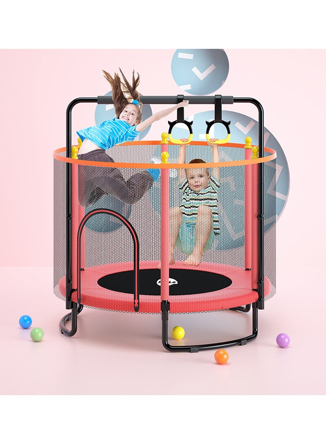 Trampoline With Safety Gear Net 140x140x160cm