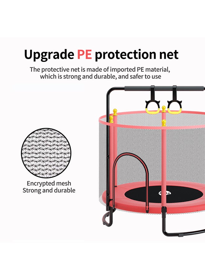Trampoline With Safety Gear Net 140x140x160cm