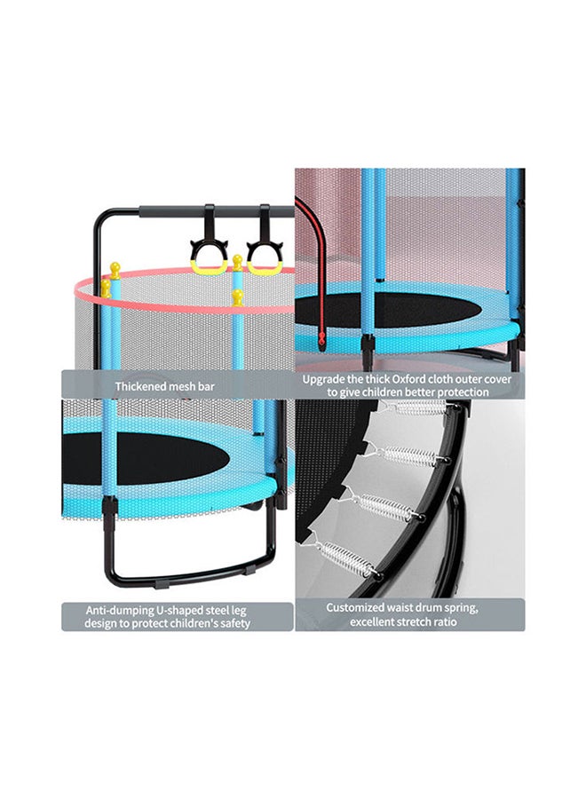 Trampoline With Safety Gear Net 140x140x160cm