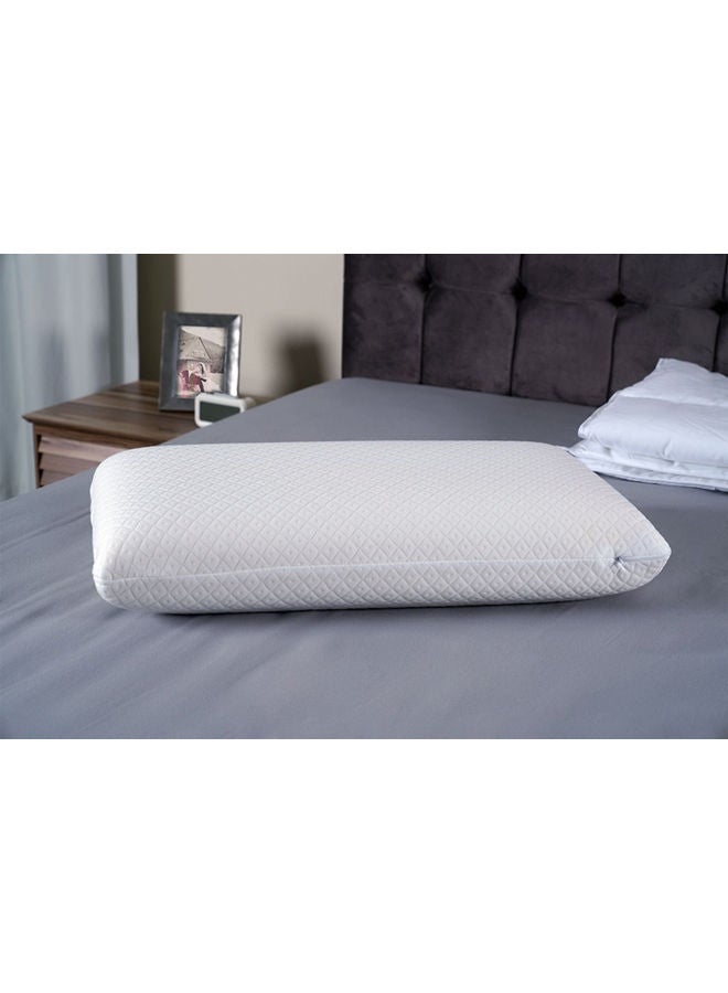 Ultra-Cool Memory Foam Cool Gel Pillow 40X70X13cm-White