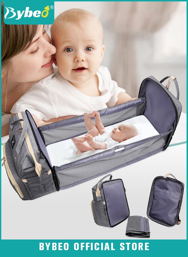 2023 New Style Baby Diaper Bag Backpack, Multifunction Diapers Changing Station for Boys Girls Outdoor and Travel, Infant Shower Gifts, Large Capacity, 900d Oxford, USB Port