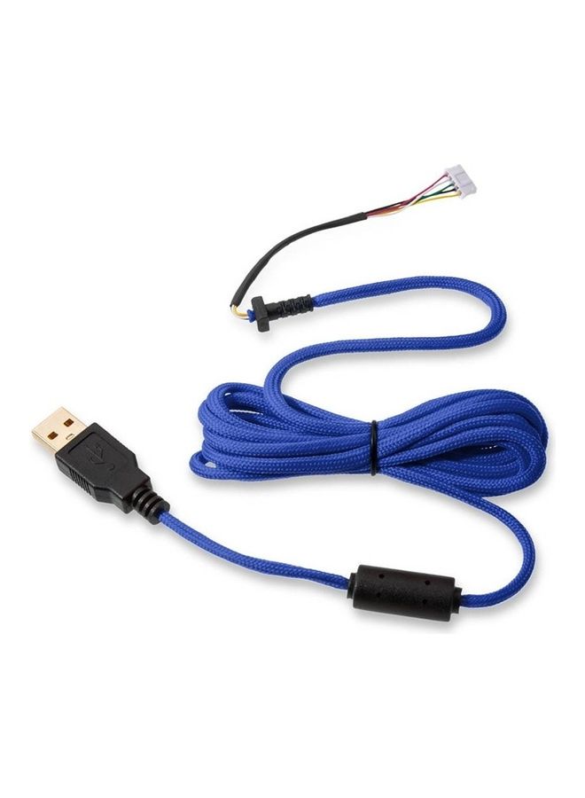 Glorious Ascended Cable (Blue) - Flexible Lightweight Paracord - Gaming Mouse Replacement Cable Repair Accessory
