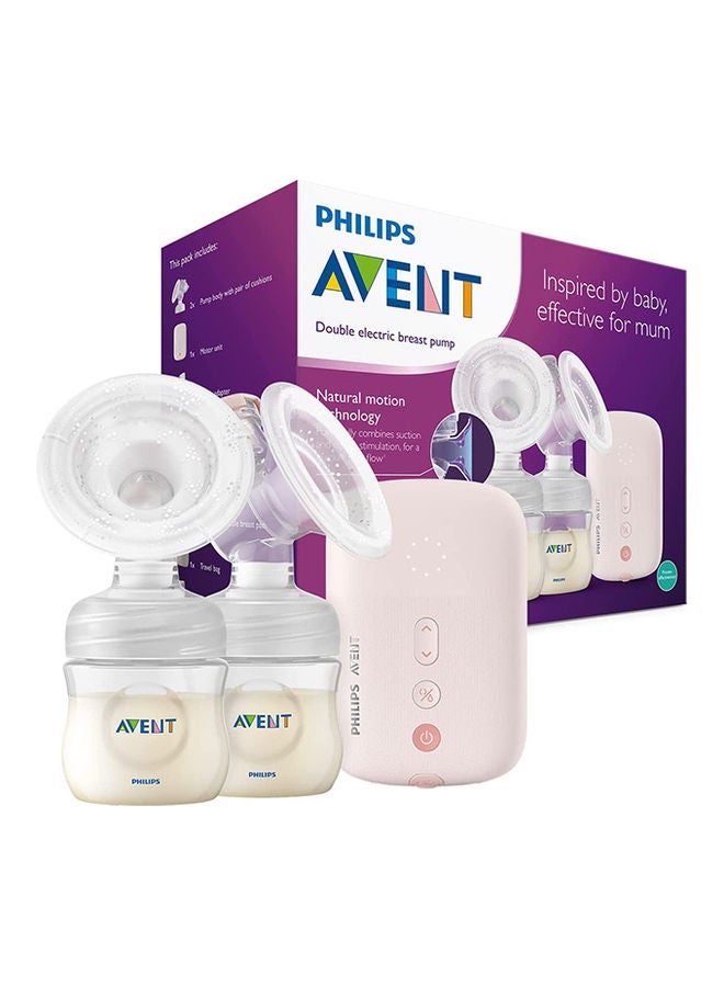 Double Electric Breast Pump, or Quicker and Personalised Milk Expression, Corded Use, 8 + 16 Setting Levels