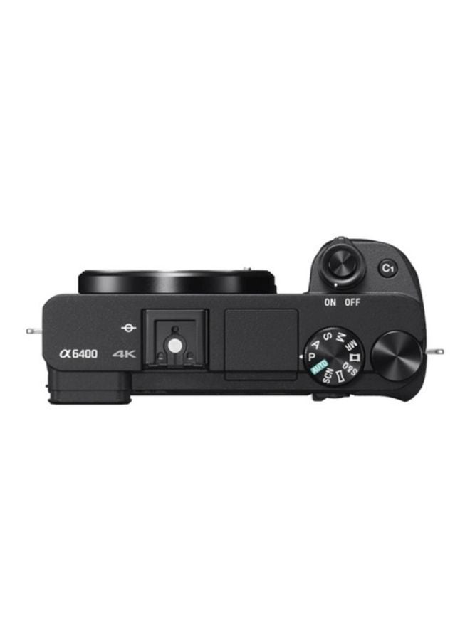 Alpha 6400 Mirrorless Camera With E 18-135mm F3.5-5.6 OSS Lens 24.2MP, Tilt Touchscreen And Built-in Wi-Fi