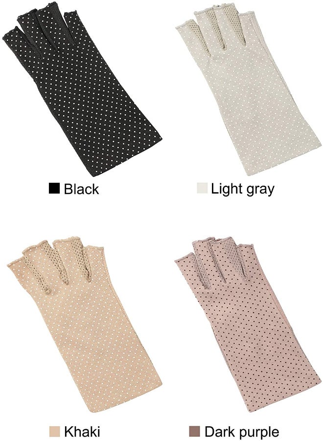 4 Pair Casual Printed Gloves Multicolour