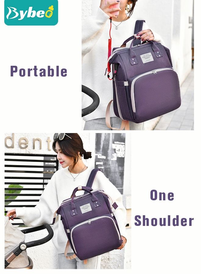 2024 New Style Baby Diaper Bag Backpack, Multifunction Diapers Changing Station for Boys Girls Outdoor and Travel, Infant Shower Gifts, Large Capacity, 900d Oxford, USB Port