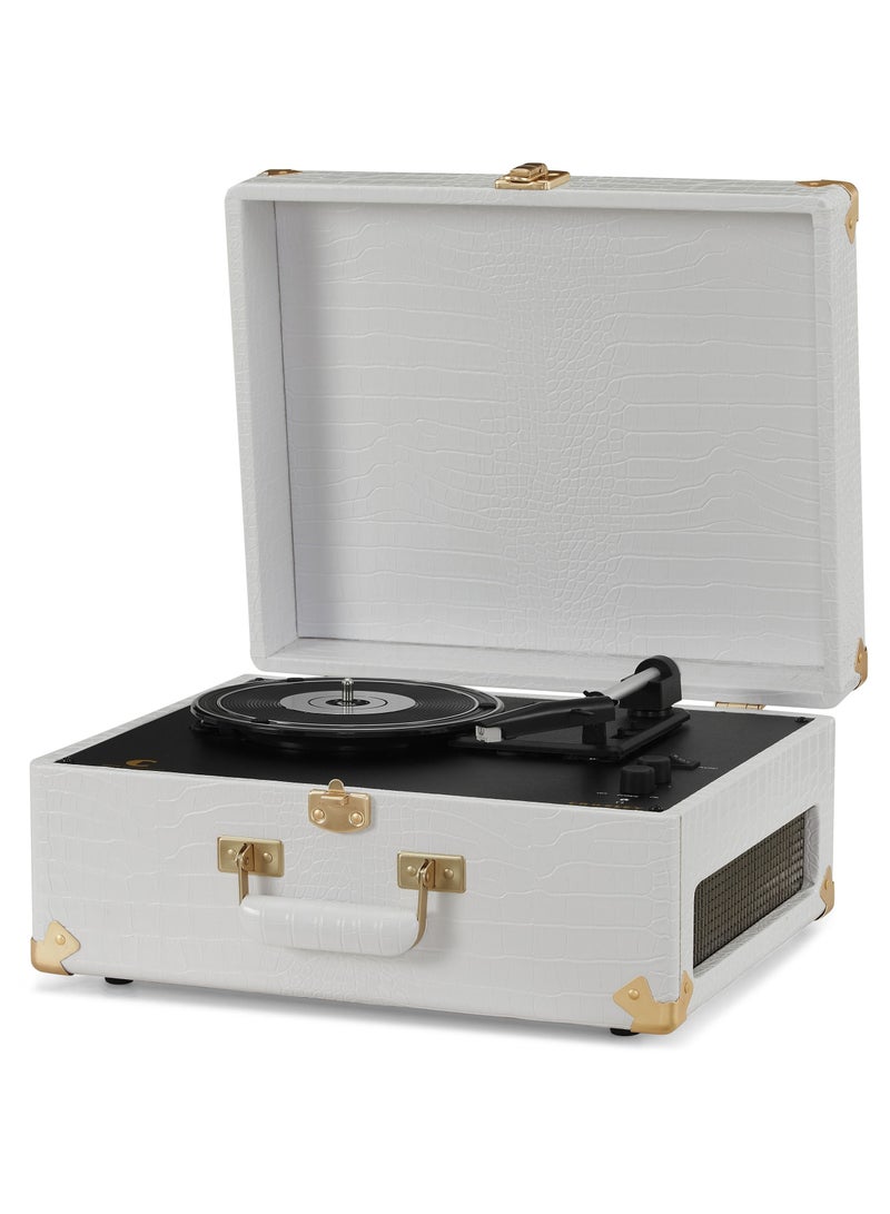 Crosley Anthology Turntable - White Croc