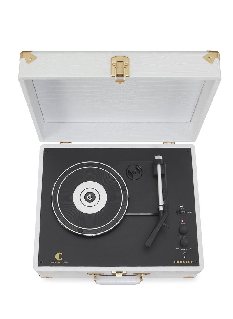Crosley Anthology Turntable - White Croc