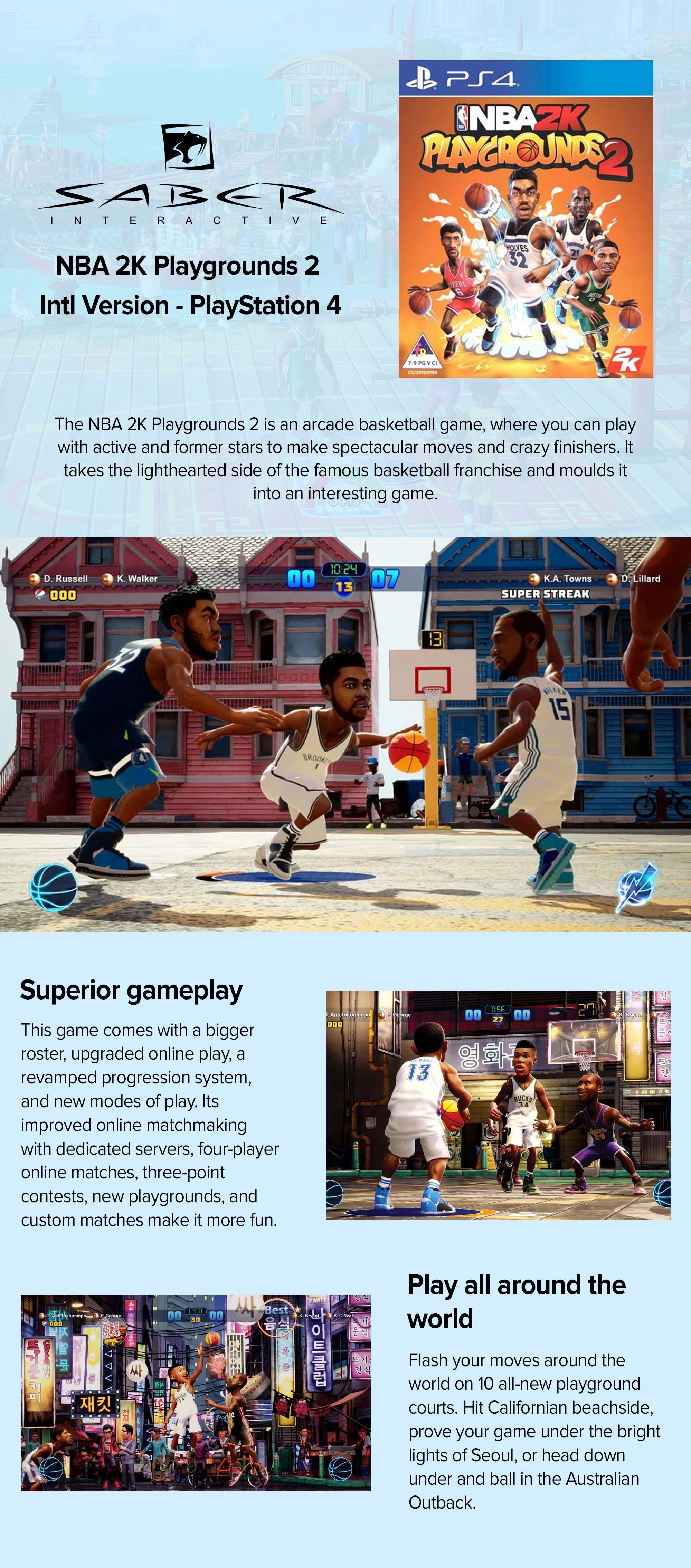 NBA 2K Playgrounds 2 (Intl Version) - PlayStation 4 (PS4)