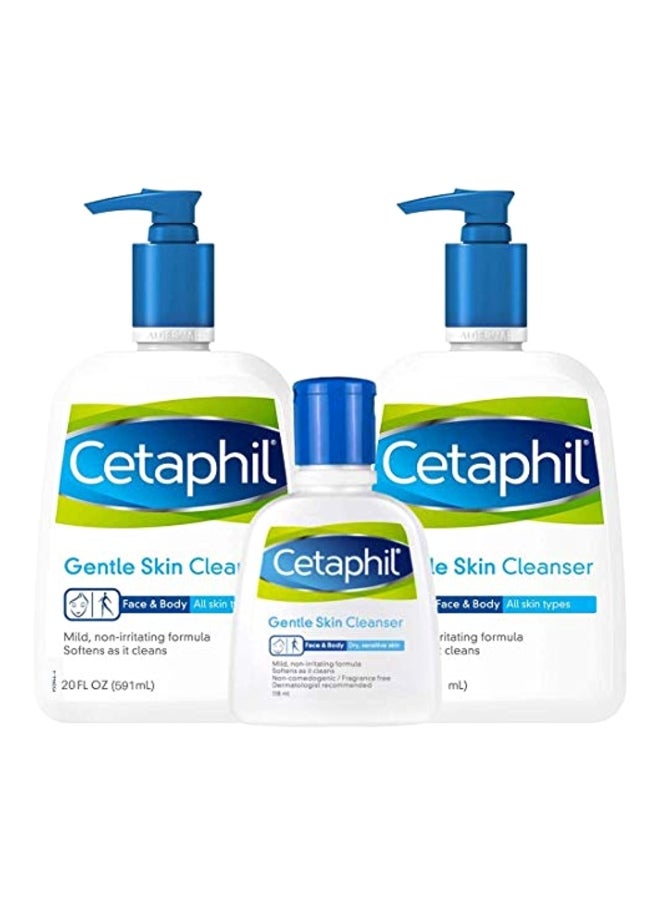 3-Piece Gentle Skin Cleanser Set