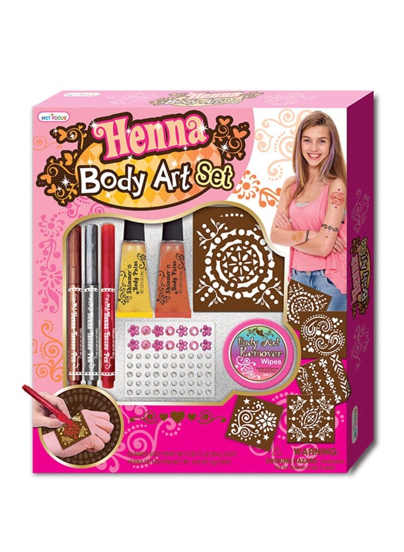 Henna Body Art Set