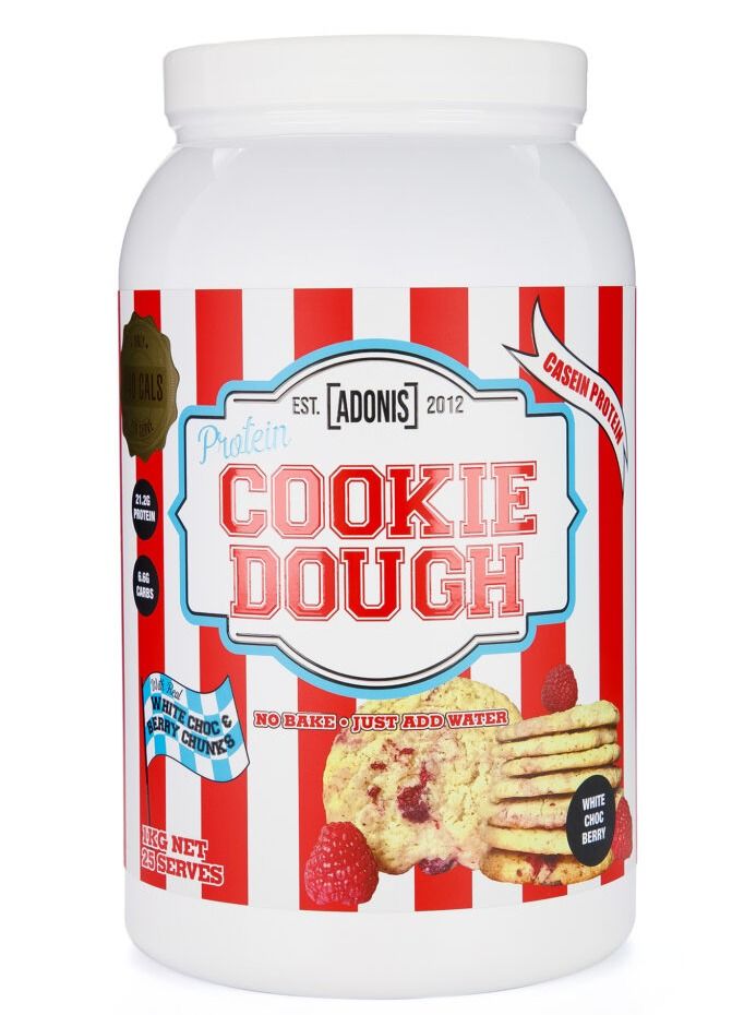 Adonis Cookie Dough White Choc Berry 1kg