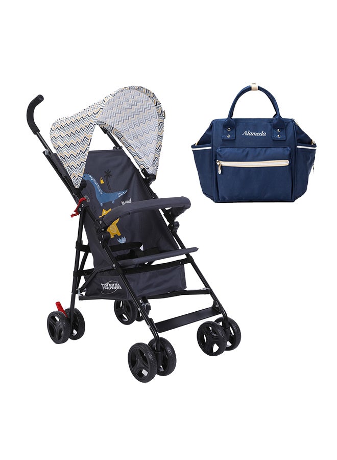 Eco Stroller And Bag Combo - Yellow Wave