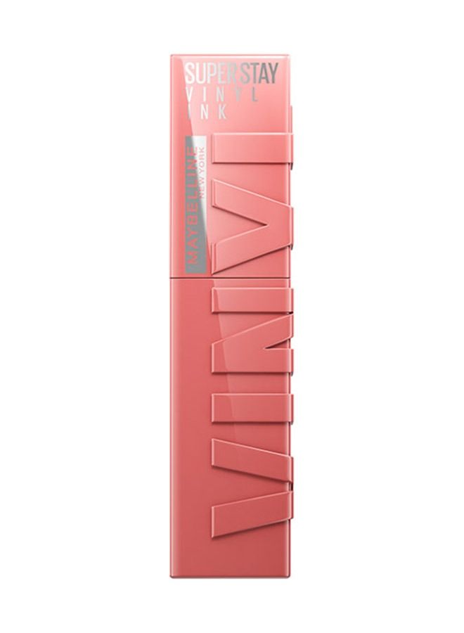 Super Stay Vinyl Ink Nude Shock 100 CHARMED, 16H Longwear Transfer Proof Liquid Lipstick