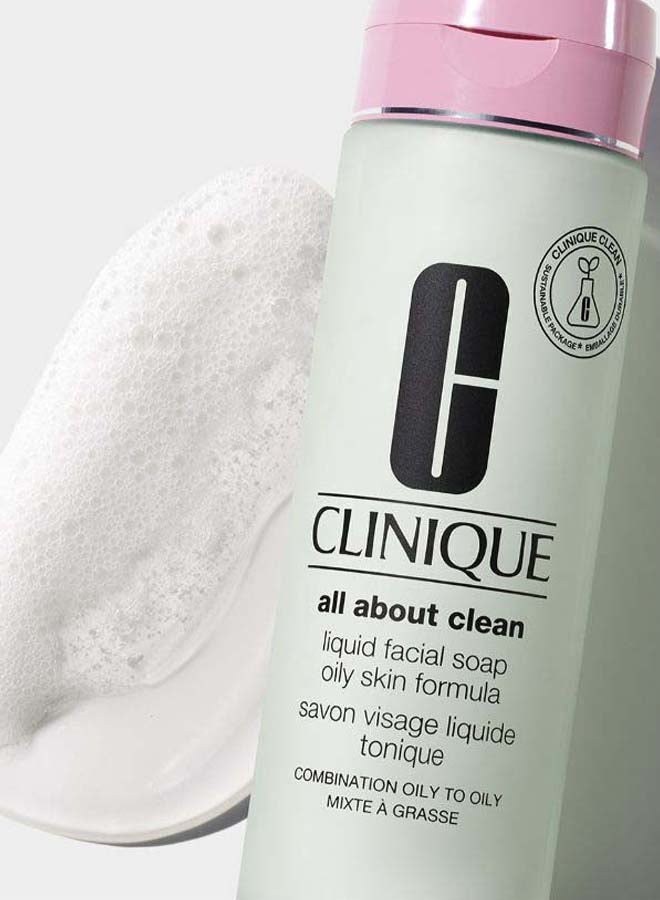 All About Clean Liquid Facial Soap Oily Skin Formula 200ml