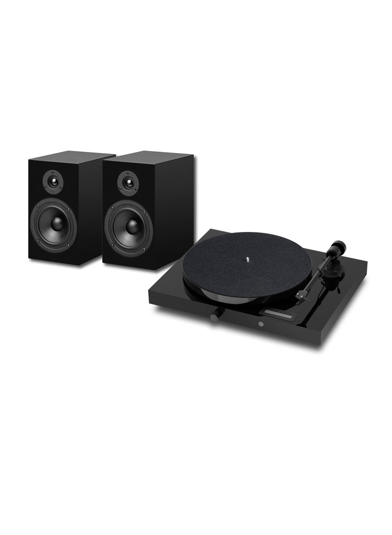 Pro-ject Set Jukebox E1 + Speaker Box 5 UK Int Piano-Black