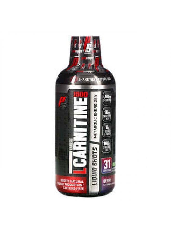 ProSupps L-Carnitine 1500 Liquid Shots Berry 16 fl oz (473 ml)