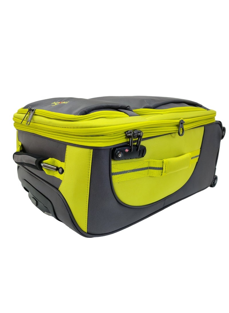 Luggage Set Soft Side - Lightweight Expandable Suitcase set of 3 - Trolley Bag for Travel with 4 Double Wheels & TSA Lock (20/24/28 Inches)