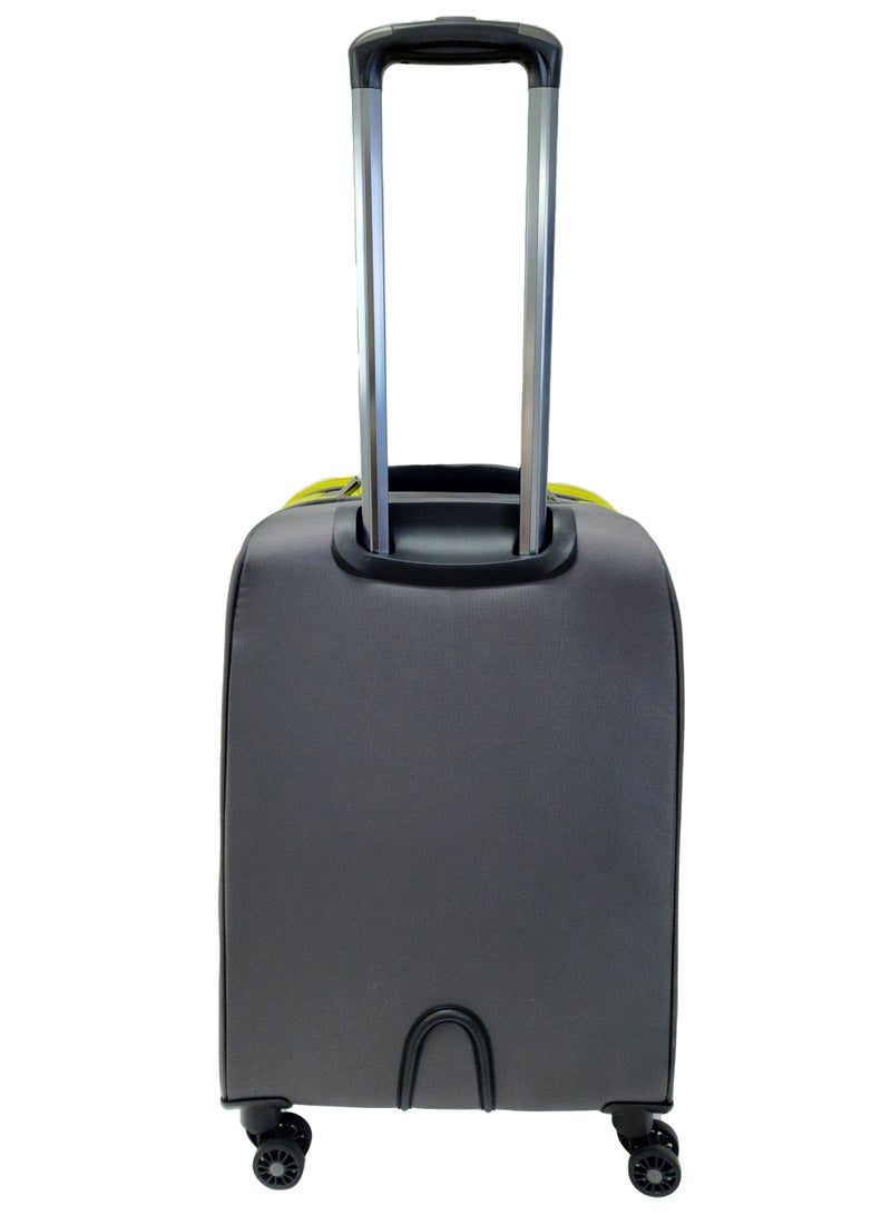 Luggage Set Soft Side - Lightweight Expandable Suitcase set of 3 - Trolley Bag for Travel with 4 Double Wheels & TSA Lock (20/24/28 Inches)