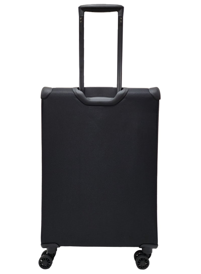 Lightweight Soft Shell Luggage Set of 3 Expandable Suitcase - Trolley Bags for Travel with 4 Double Wheels & TSA Lock