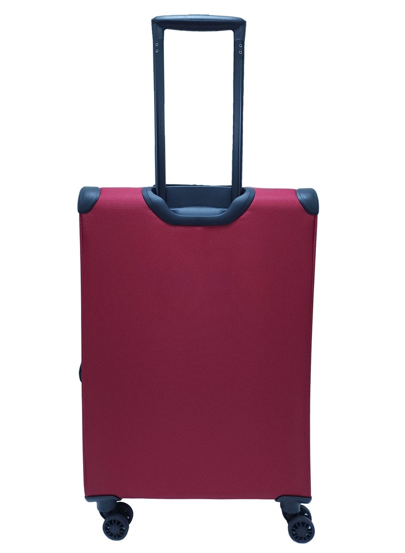 Lightweight Soft Shell Luggage Set of 3 Expandable Suitcase - Trolley Bags for Travel with 4 Double Wheels & TSA Lock