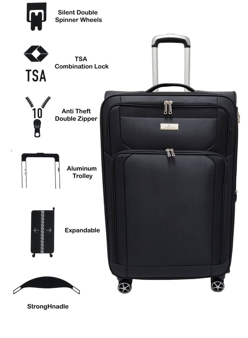 Suitcase Luggage Sets - Lightweight Expandable Suitcase set of 3 pieces - Trolley Bag for Travel with Spinner Wheels 4