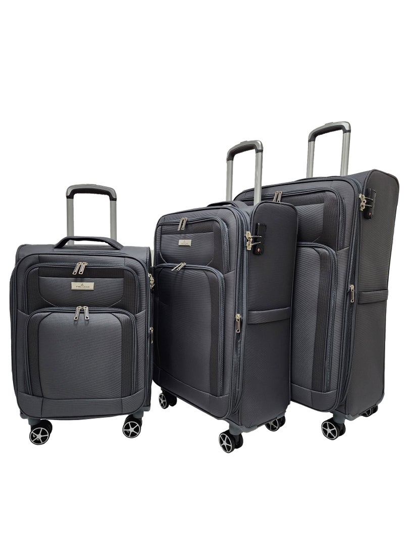 Suitcase Luggage Sets - Lightweight Expandable Suitcase set of 3 pieces - Trolley Bag for Travel with Spinner Wheels 4