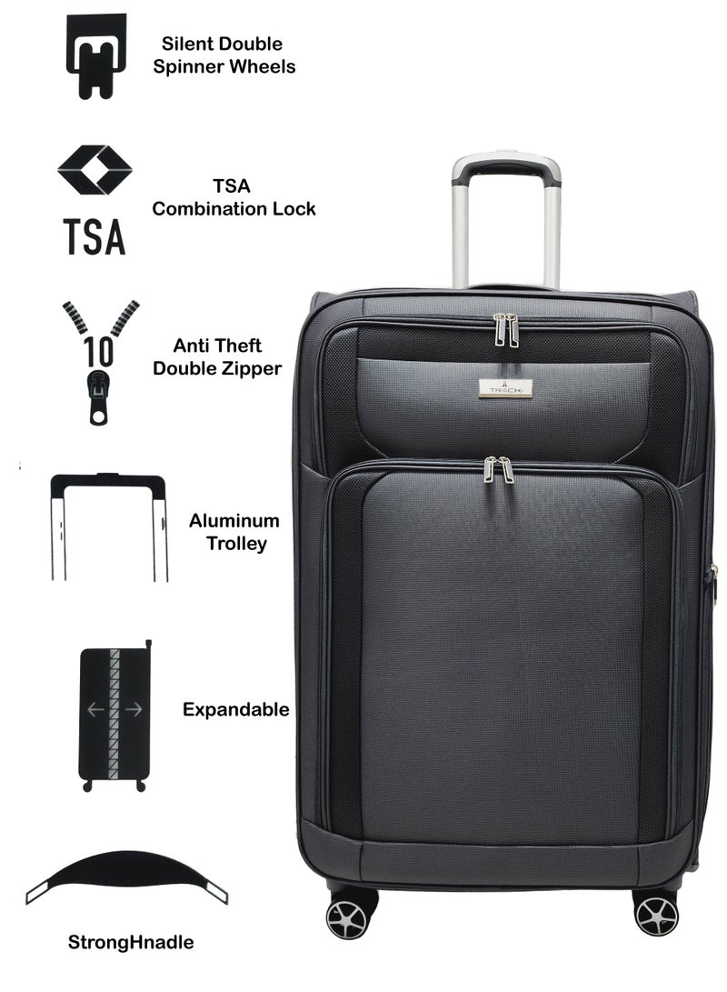 Suitcase Luggage Sets - Lightweight Expandable Suitcase set of 3 pieces - Trolley Bag for Travel with Spinner Wheels 4