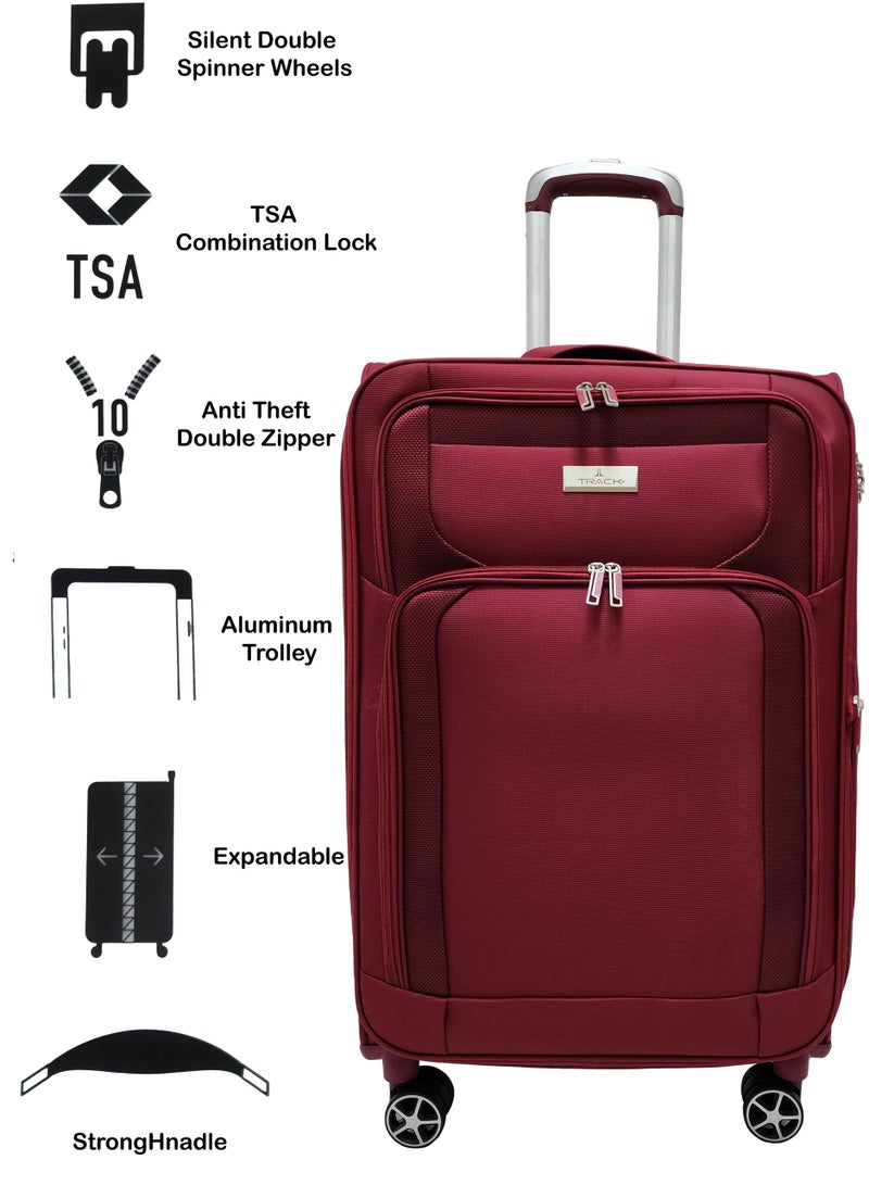Suitcase Luggage Sets - Lightweight Expandable Suitcase set of 3 pieces - Trolley Bag for Travel with Spinner Wheels 4