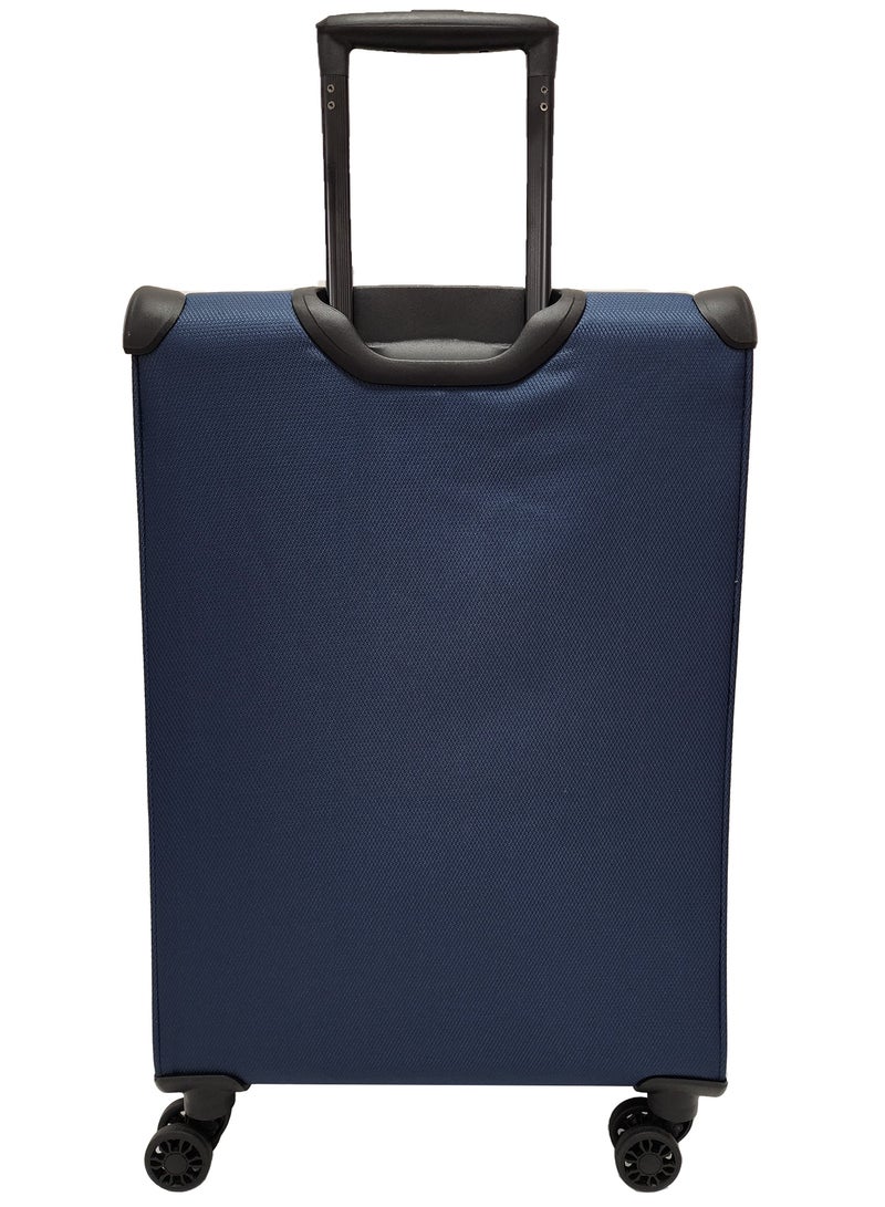 Lightweight Soft Shell Luggage Set of 3 Expandable Suitcase - Trolley Bags for Travel with 4 Double Wheels & TSA Lock