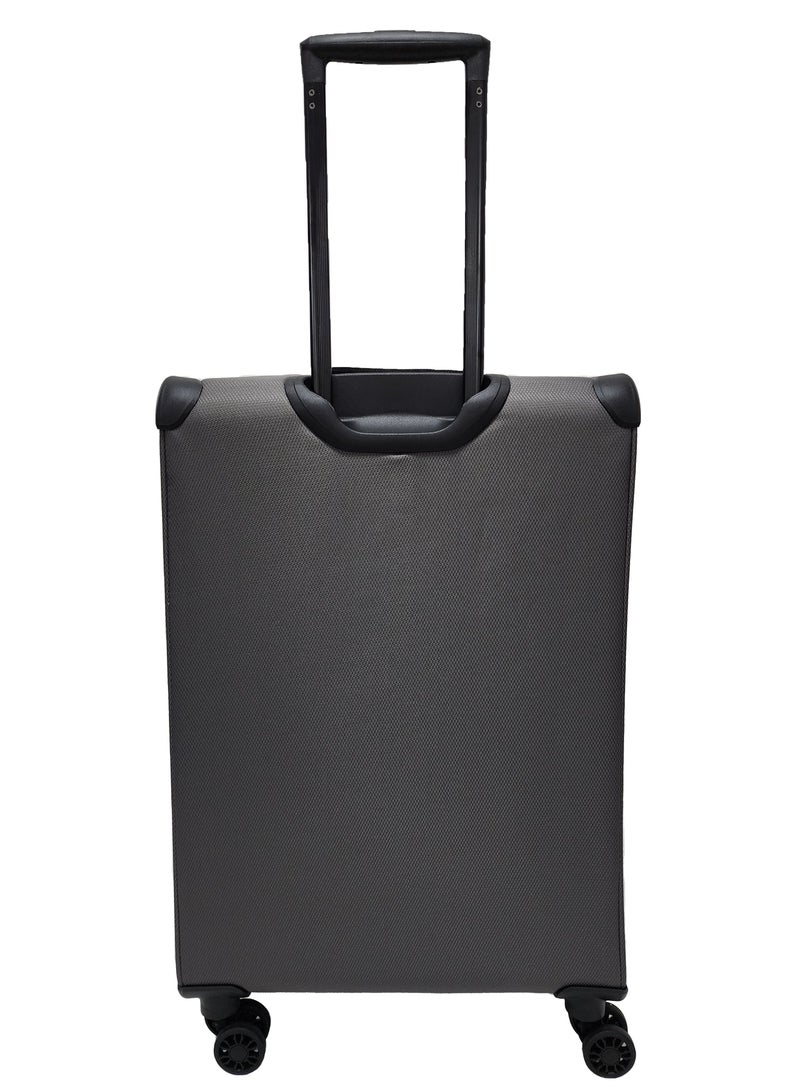 Lightweight Soft Shell Luggage Set of 3 Expandable Suitcase - Trolley Bags for Travel with 4 Double Wheels & TSA Lock