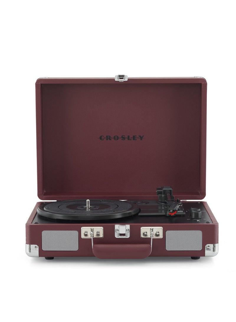 Crosley Cruiser Plus Portable Turntable With Bluetooth Out- Burgundy