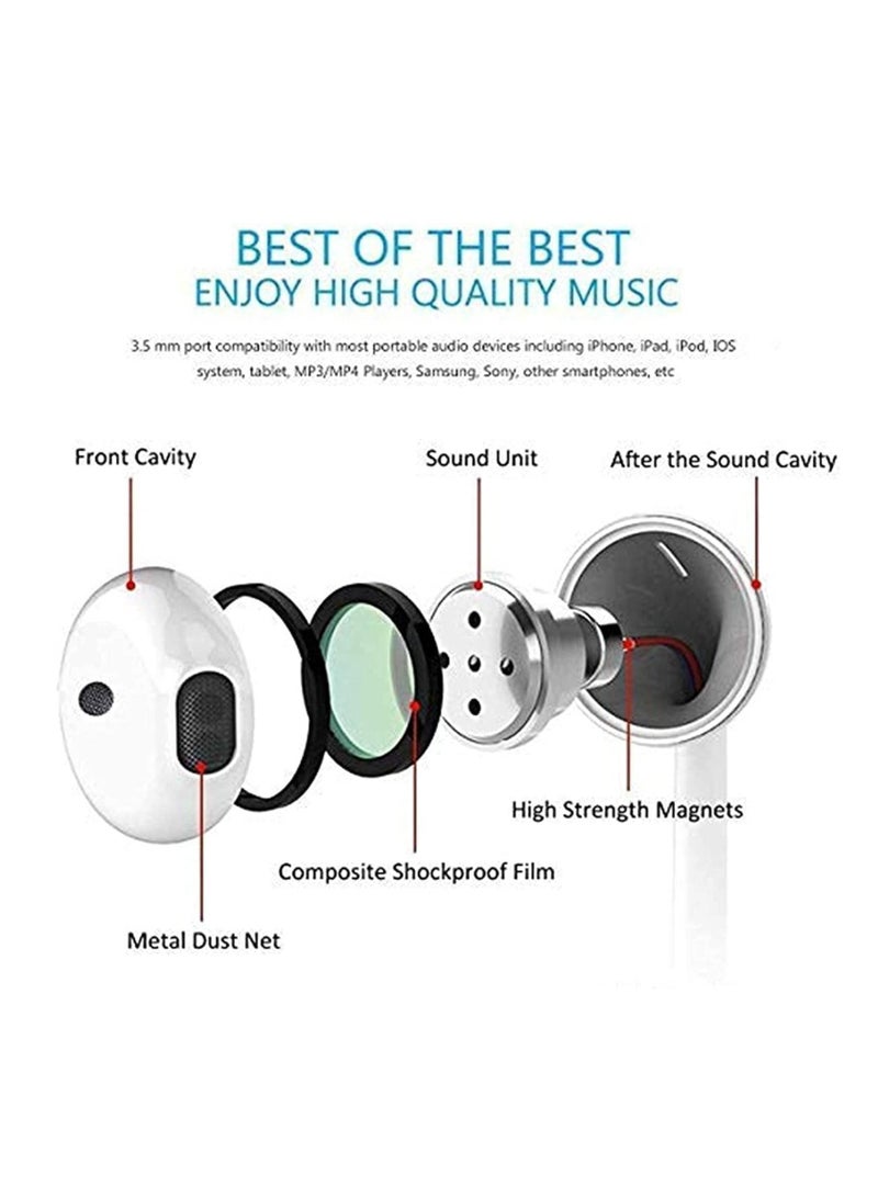 For iPhone Earphones Wired Headphones Built-in Mic & Volume Control & Noise Cancellation In-Ear Earphones Earbuds Compatible for iPhone 11/12/13 Pro/XS Max/8/8plus 7/7plus Support for all iOS