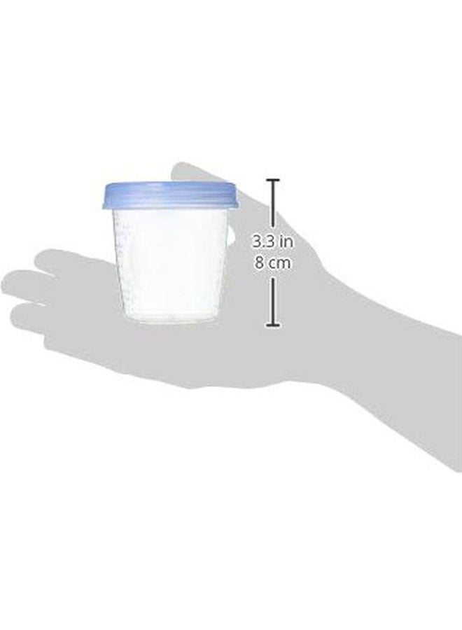 Pack Of 10 Breast Milk Storage Cups With Lids