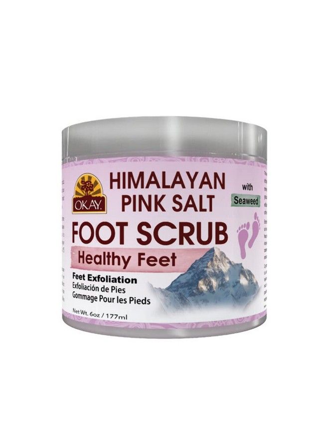 Himalayan Pink Salt With Seaweed Foot Scrub 6 Ounce