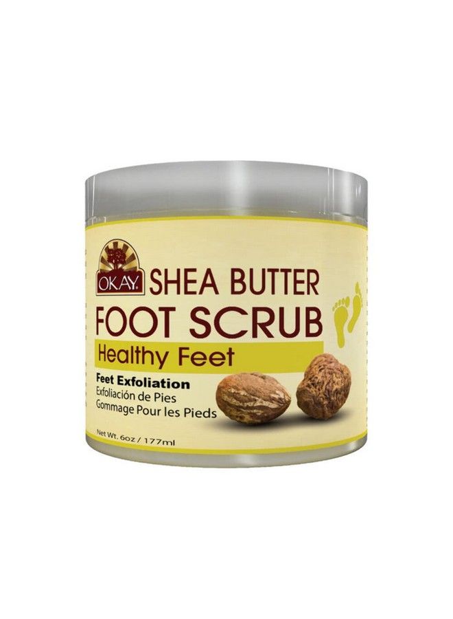 All Natural Shea Butter Foot Scrub 6 Ounce