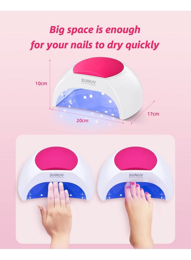 Uv Led Nail Lamp 48W Gel Uv Nail Lamp Gel Nail Light Nail Dryer For Nails With 4 Timer Setting Sensor For Home Salon