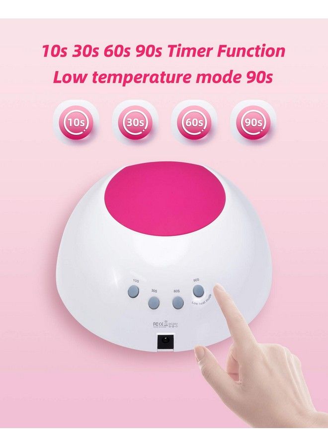 Uv Led Nail Lamp 48W Gel Uv Nail Lamp Gel Nail Light Nail Dryer For Nails With 4 Timer Setting Sensor For Home Salon