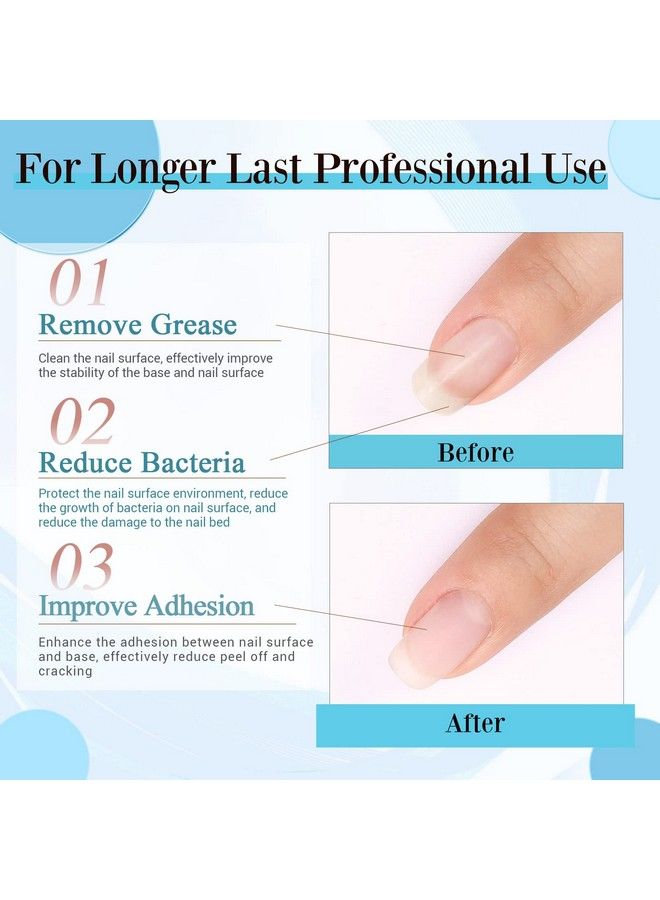 Dip Powder Liquid Nail Primer Bond 15Ml Professional Nail Foundation Fast Drying For Dipping Powder Gel Polish Acrylic Powder 0.5 Fl Oz