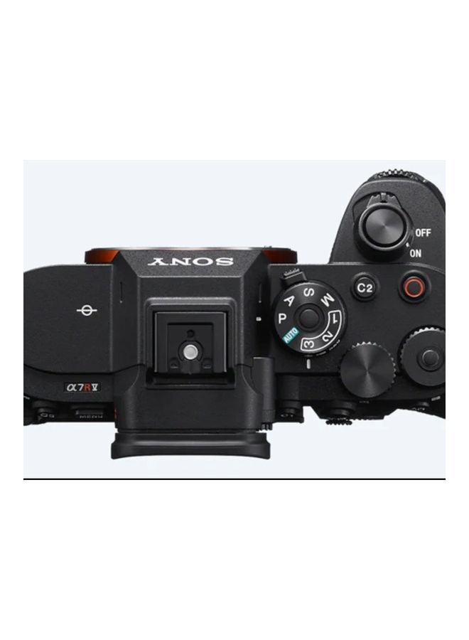 Alpha 7R V Full Frame Mirrorless Interchangeable Lens Camera With 61.0MP Full-Frame Back-Illuminated Exmor R CMOS Sensor, Black