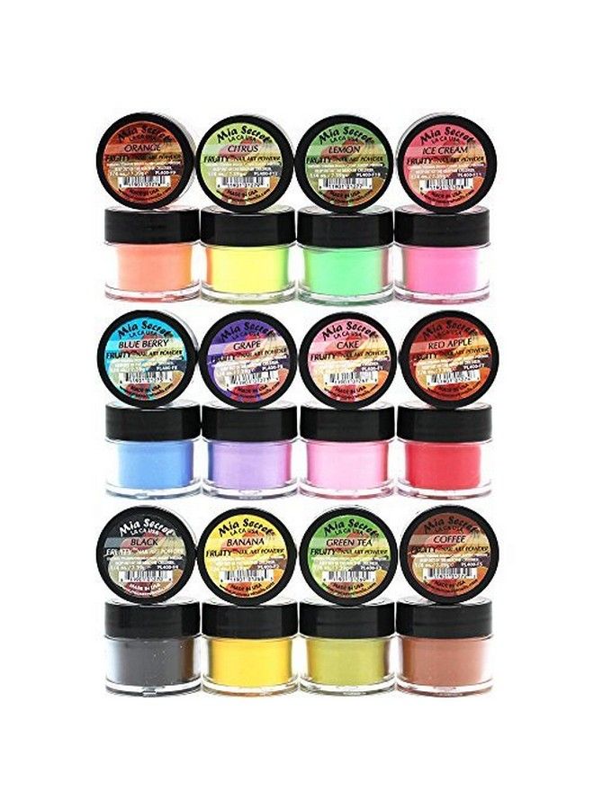 Fruity Collection Nail Acrylic Powder Set Of 12