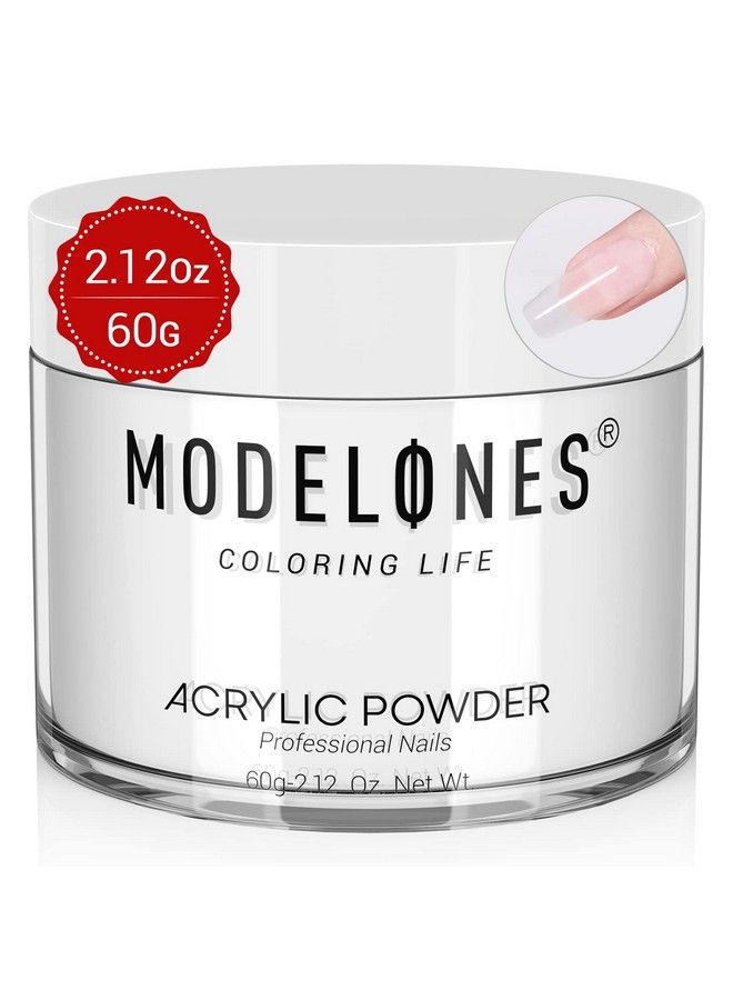 Acrylic Powder 2.12Oz Clear Acrylic Powder Professional Acrylic Nail Powder For Nail Extension French Nail Art 3D Flowers Nail Carving Beginnerfriendly And Longlasting No Nail Lamp Needed