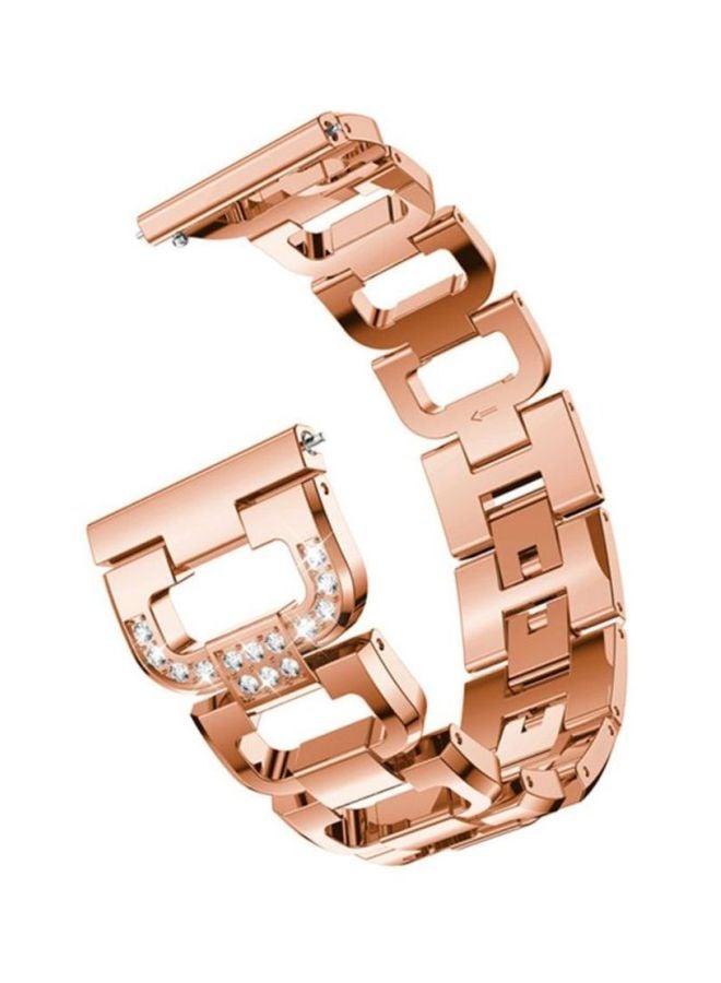 Replacement Band Strap With Frame For Fitbit Blaze Rose Gold