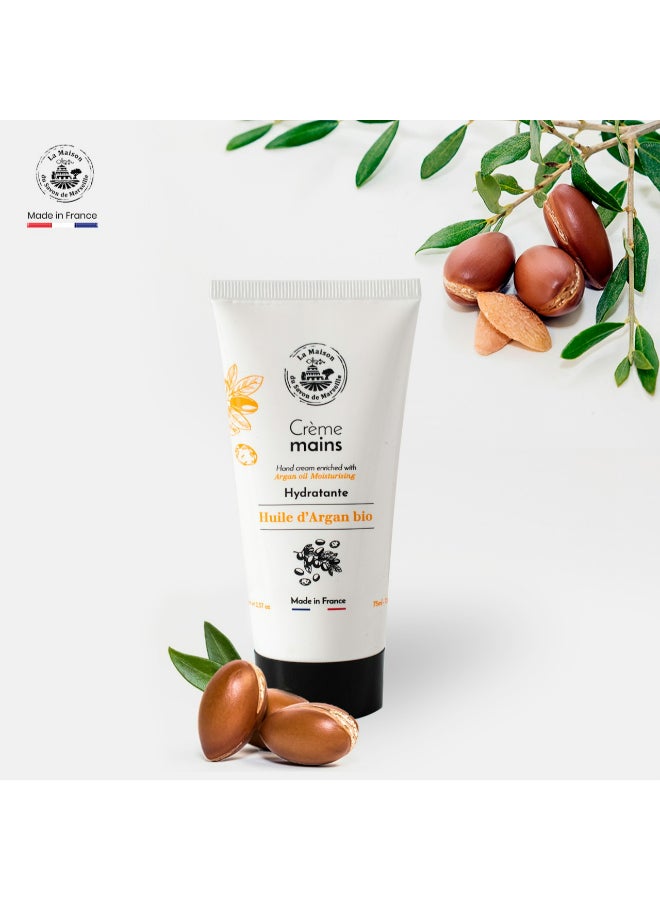 Argan Oil Hand Cream Tube White 75ml