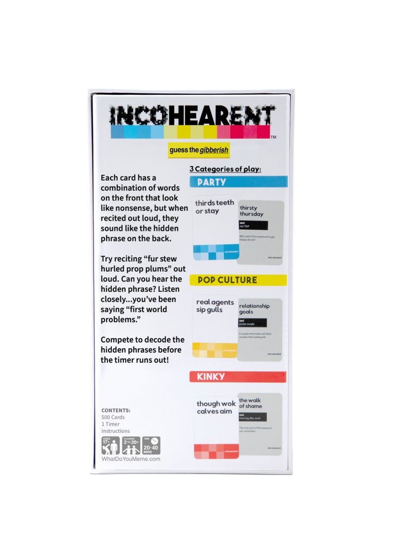 انكوهيرنت - اللعبة الأساسية