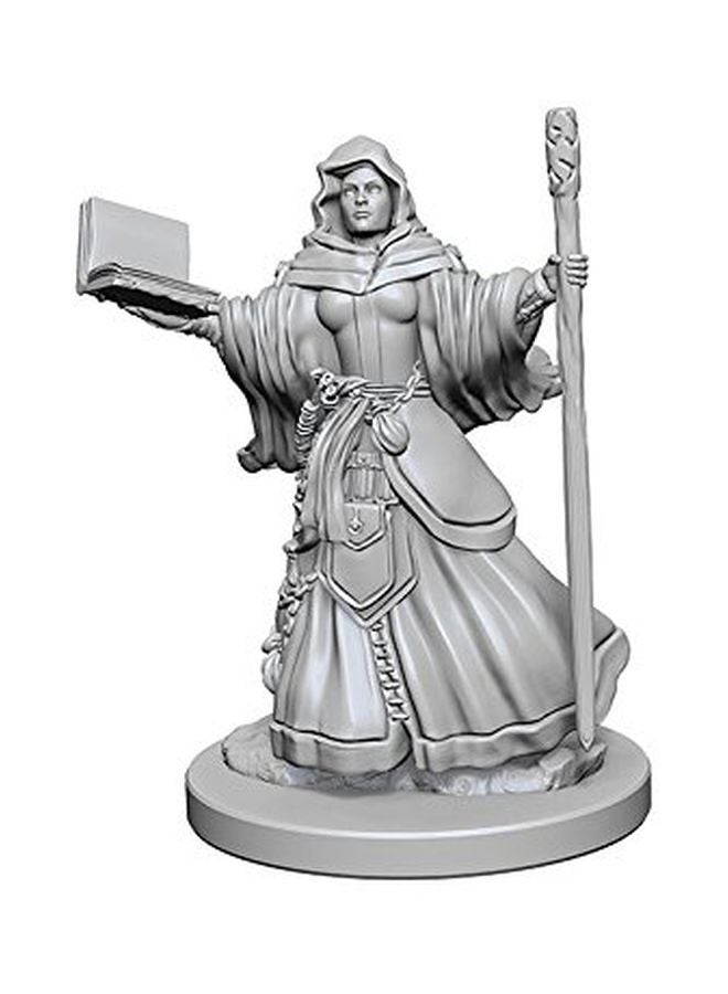 2-Piece Dungeons And Dragons Nolzur's Marvelous Unpainted Human Female Wizard Figure Set